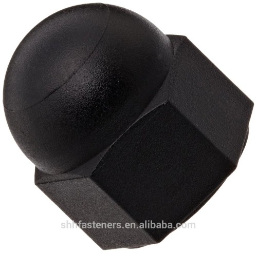 DIN1587 Hexagon domed cap nut Grade 6 BLACK