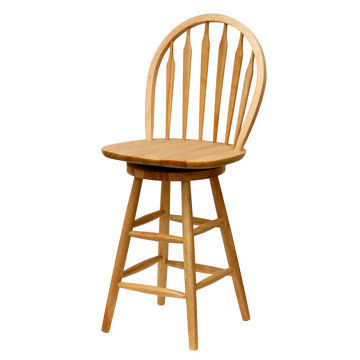 Wooden Windsor/Wooden Swivel Counter Stools in Beech