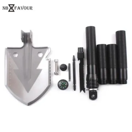 Outdoor Multifunctional Folding Forklift with Multifunctional Engineer Shovel