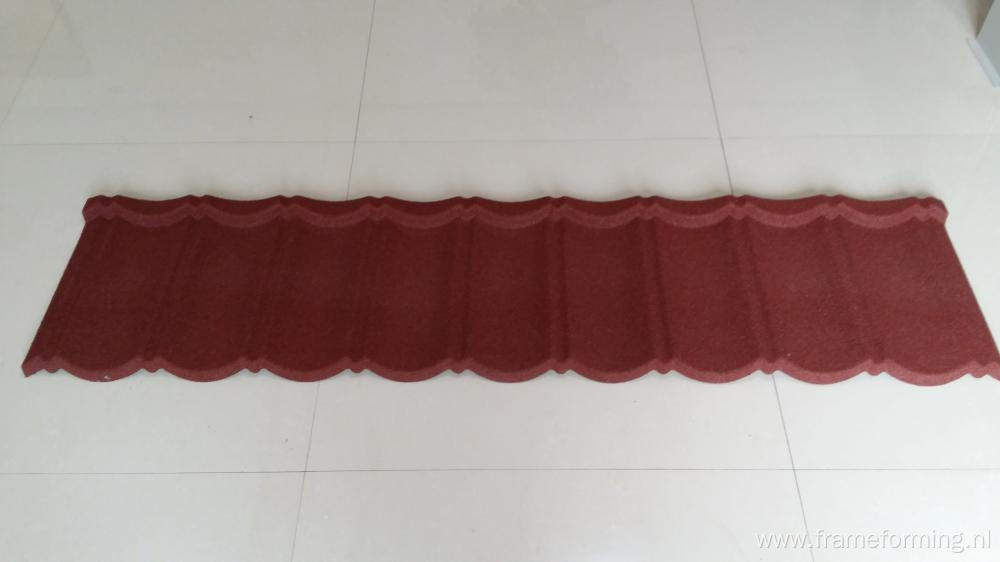 Stone Coated Metal Roof Tile Machine