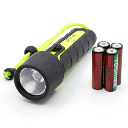 IPX8 Waterproof Underwater Scuba Diving LED Flashlight and Swimming Torches