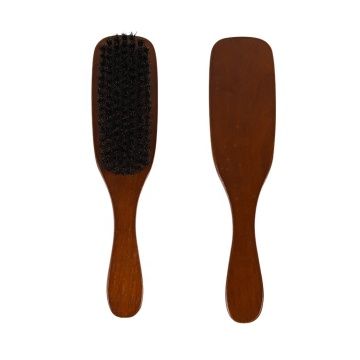 Wholesale Factory Price: 100% Boar Bristle Beard Brush - 360 Curve Wave Brush