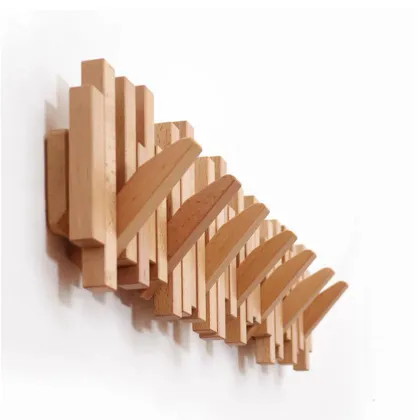 Creativity Wood Wall Coat Rack