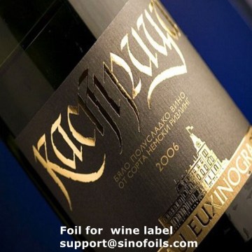 Hot stamping foil for wine labels TOP SELLING