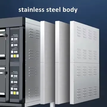 Commercial Kitchen Equipment Stainless Steel Food Baking Machine Deck Oven