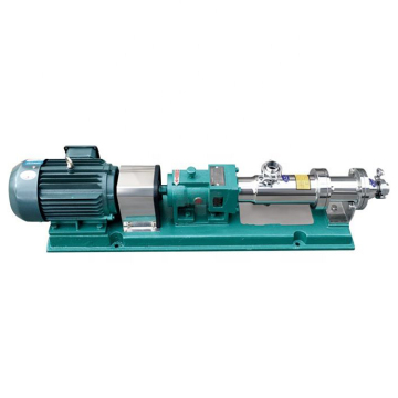 Electric Single Screw Pump 304 Stainless Steel Food Delivery System