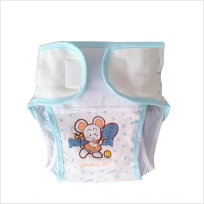 baby 100% cotton diapers thickening breathable soft super absorbent plain white cloth diapers reusable diapers