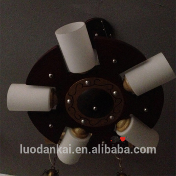 Zhongshan glass modern residential contemporary glass pendant chandelier lamp red