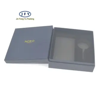 Custom flat paper gift box with lid