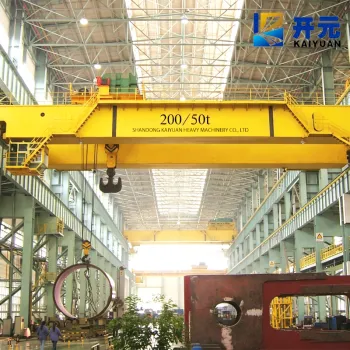 High Tonnage Double Girder Industrial Overhead Crane