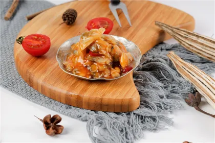 the seasoned clam meat