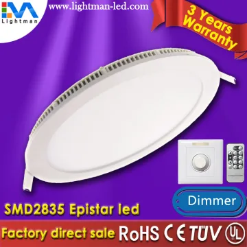 3inch 4inch 5inch 6inch 8inch 10inch 12inch 12W round dimmable led ceiling panel light