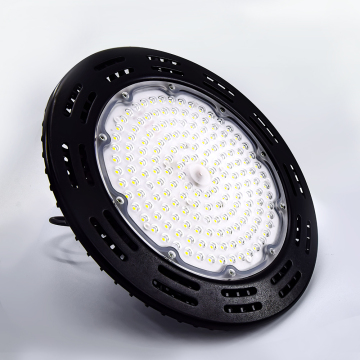 200W IP65 वाटरप्रूफ UFO एलईडी हाई बे लाइट फॉर वेयरहाउस