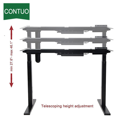 Adjustable Office Desktop Frame For Standing And Sitting