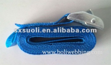 shaoxing suoli cam buckle Ratchet Strap with 1" cargo lifting belts