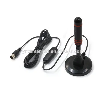 Tv Antenna Radio Signal Fm Aerial Magnetic Base