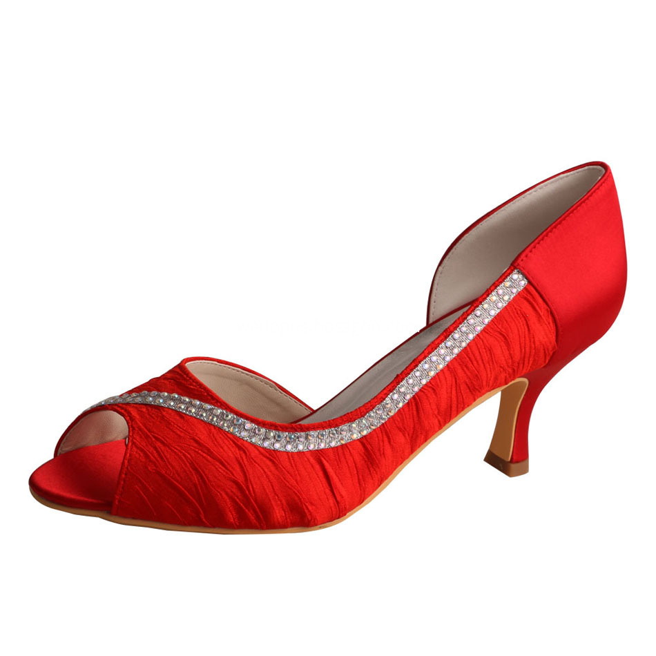 Red Bridal Shoes