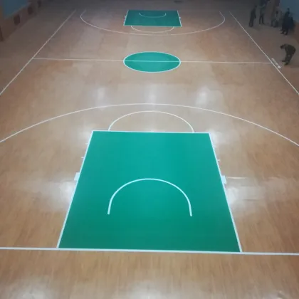 High Quality Indoor Sports Court Wood Flooring