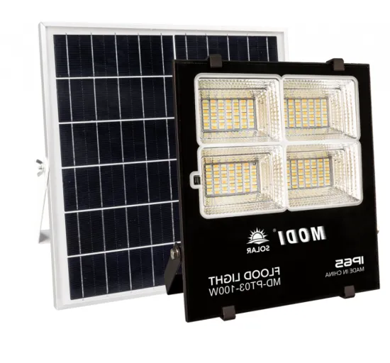 LED solar flood light for outdoor patio