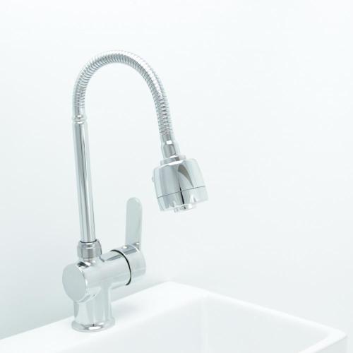 Goose Neck Flexible Pipe Pull Down Basin Faucet