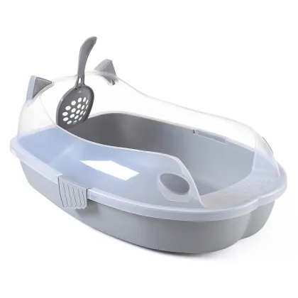 Open Top Cat Litter Box  with Scoop