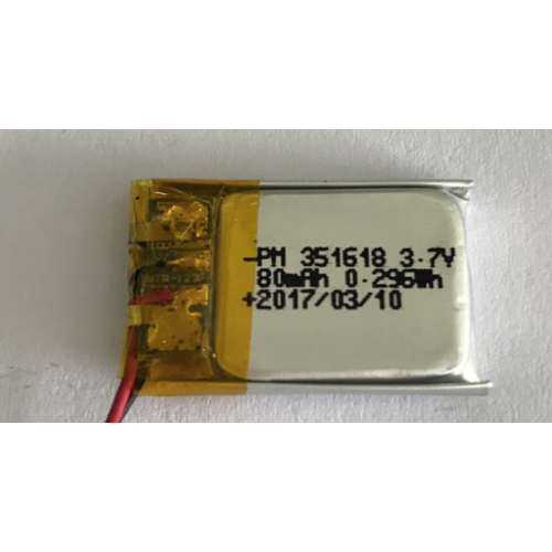 Batería 80mAh Lipo para Smart Watch (LP1X1T3)