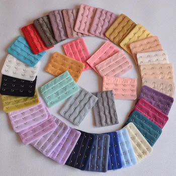 Durable and Comfortable Adjustable Bra Extender with Hook and Eye Closure