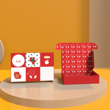 High Quality Custom Red Corrugated Paper Gift Boxes for Small Shipping