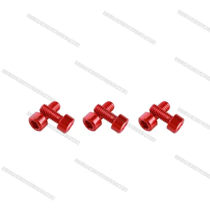 ISO7380 Customizid Anodised Aluminum Socket Alley Screws