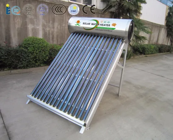 6 years guarantee non-pressurized solar water heater system