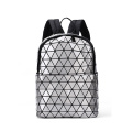 Última última mochila geométrica Bolsa de viaje de celosía de diamantes mochila impermeable para la escuela nueva mochila geométrica de moda