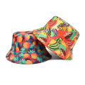 Outdoor Cap Foldable Sun UV Hats Unisex Print Reversible Bucket Hat Factory