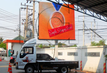 1r1g1b Mobile Full Color Truck Mounted Led Screen Ph10