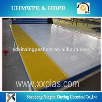 China High quality puck shooting sheet/HDPE synthetic ice rink dasher board