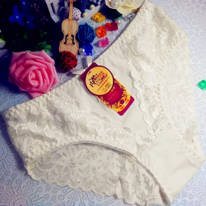 China OEM wholesale new style sky blue sexy lingerie women underwear cotton fancy panty 5832