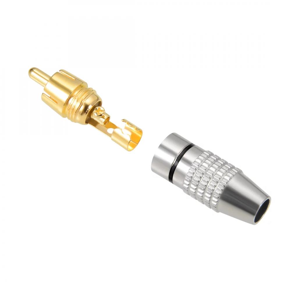 Gold Plated Soldering RCA Phono Jack Connector