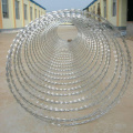 Galvanized razor wire, concertina barbed wire