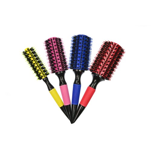 Круглая щетка из натурального дерева для ухода за волосами