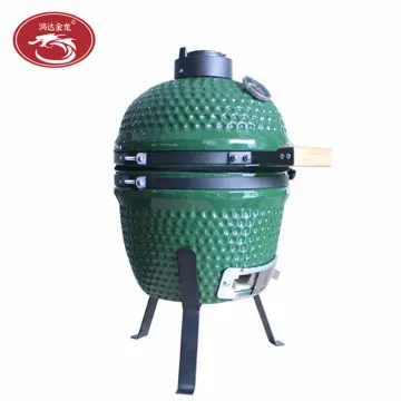 BBQ Ceramic Cast Iron Grill Black Bastard Kamado Style Wholesale Pellet Grill