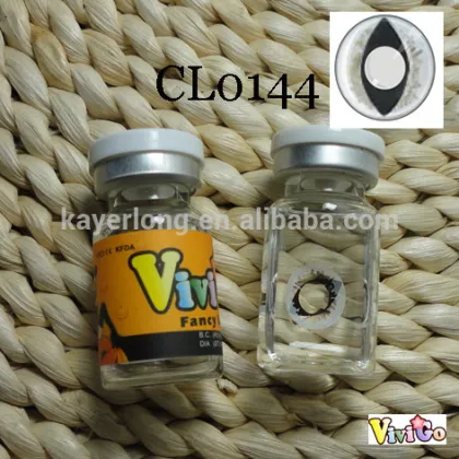 CL144 halloween party style contact lens white snake eye