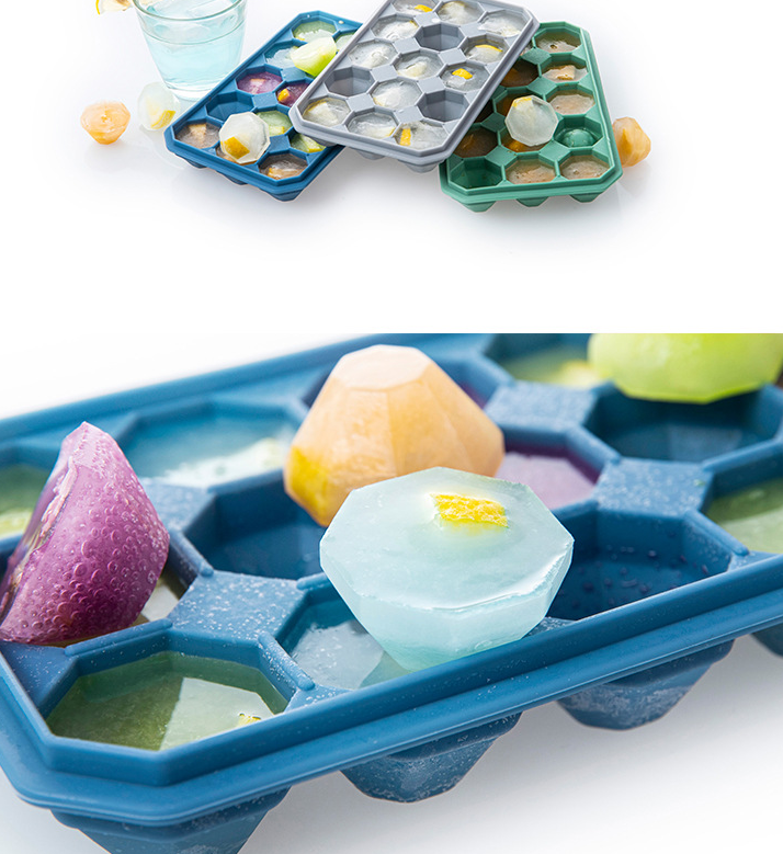 Diamond Silicone Ice Cube Tray Maker