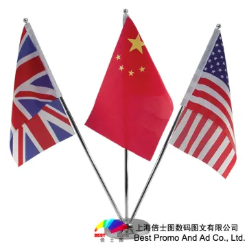 Table top flag stand/ Tabl flag/National desk flag