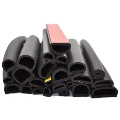 anti-collision adhesive elastic band D type epdm strip