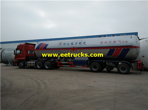 60 m3 tri-axle amfani da LPG trailers