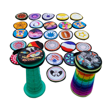 Telescopic Outdoor Indoor Stool: Portable, Folding Chair for Camping, Fishing, Garden Use with Cushion and Rotating Mat