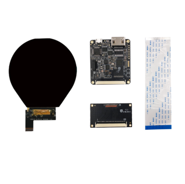 3.4 Inch MIPI DSI Round LCD Module with Touch Panels - 800x800 Resolution