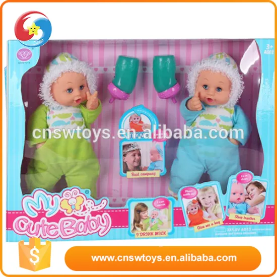 Silicone Vinyl Twins Reborn Girl Baby Doll Lifelike