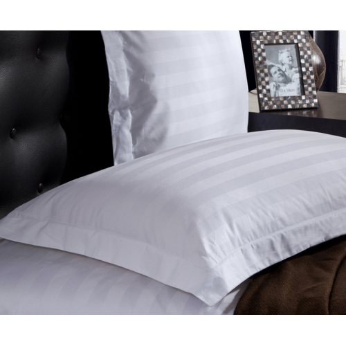 Hotel Pillow Case and Pillow Sham 3CM Stripe