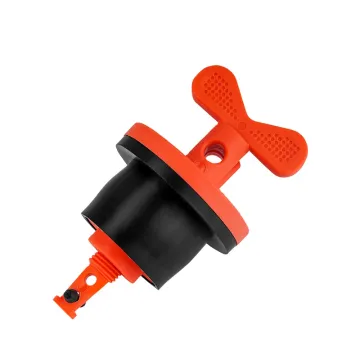 BOZZYS Oil Drum Plug Security Lockout Safety Device with PA66+20% GF Main Body and Small Sealing Ring for 50-60mm Drum Hole