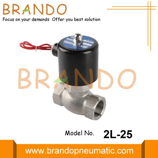 1'' 2L-25 Steam Stainless Steel Solenoid Valve 24VDC